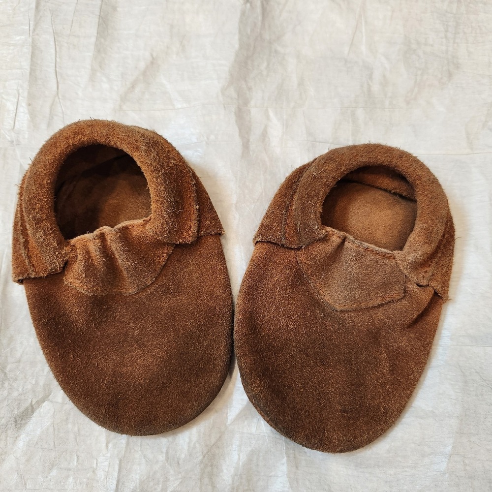 Suede Baby Moccasins baby moccasins baby shoes leather Blue Brown London